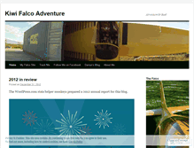 Tablet Screenshot of kiwifalcoadventure.wordpress.com