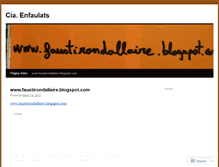 Tablet Screenshot of enfaulats.wordpress.com