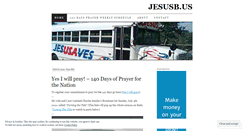 Desktop Screenshot of ourjesusbus.wordpress.com