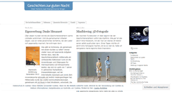 Desktop Screenshot of geschichtenzurgutennacht.wordpress.com