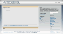 Desktop Screenshot of jewellerydesigning.wordpress.com