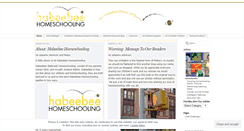 Desktop Screenshot of habeebeehomeschooling.wordpress.com