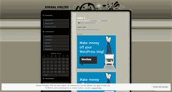 Desktop Screenshot of jornalonline.wordpress.com