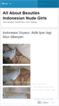 Mobile Screenshot of indonesianbeauties.wordpress.com