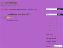 Tablet Screenshot of 101revelation.wordpress.com
