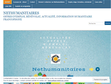 Tablet Screenshot of nethumanitaires.wordpress.com