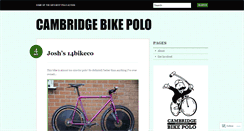 Desktop Screenshot of cambridgebikepolo.wordpress.com