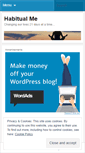 Mobile Screenshot of habitualme.wordpress.com