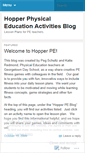 Mobile Screenshot of hopperpe.wordpress.com