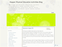Tablet Screenshot of hopperpe.wordpress.com