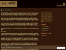 Tablet Screenshot of inst211509709.wordpress.com
