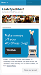 Mobile Screenshot of leahcspeckhard.wordpress.com