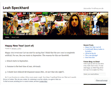 Tablet Screenshot of leahcspeckhard.wordpress.com