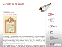 Tablet Screenshot of elviejocamino.wordpress.com