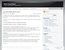 Tablet Screenshot of massexperiment.wordpress.com