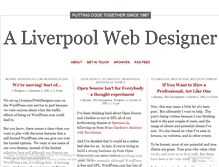 Tablet Screenshot of liverpoolwebdesigner.wordpress.com