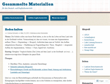 Tablet Screenshot of deutschundenglisch.wordpress.com