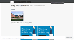 Desktop Screenshot of hollydayscraftshow.wordpress.com