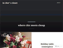 Tablet Screenshot of cherscloset.wordpress.com