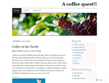 Tablet Screenshot of coffeequest.wordpress.com