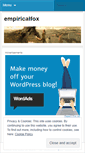 Mobile Screenshot of empiricalfox.wordpress.com