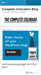 Mobile Screenshot of completecolorado.wordpress.com