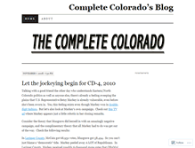 Tablet Screenshot of completecolorado.wordpress.com