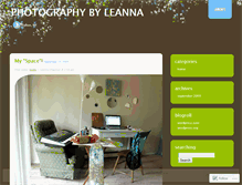 Tablet Screenshot of leannachapman.wordpress.com