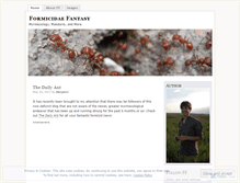 Tablet Screenshot of formicidaefantasy.wordpress.com