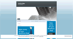 Desktop Screenshot of lifebykatie.wordpress.com