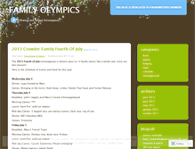 Tablet Screenshot of familyolympics.wordpress.com