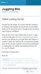 Mobile Screenshot of jugglingbits.wordpress.com