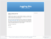 Tablet Screenshot of jugglingbits.wordpress.com