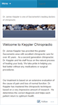 Mobile Screenshot of kepplerchiropractic.wordpress.com