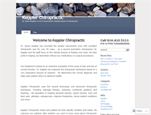 Tablet Screenshot of kepplerchiropractic.wordpress.com