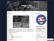 Tablet Screenshot of calebseye.wordpress.com