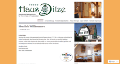 Desktop Screenshot of hausditze.wordpress.com