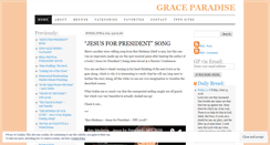 Desktop Screenshot of graceparadise.wordpress.com