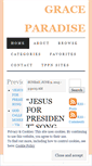Mobile Screenshot of graceparadise.wordpress.com