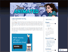 Tablet Screenshot of deeanimated.wordpress.com