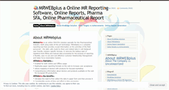 Desktop Screenshot of mrwebplus.wordpress.com