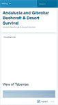 Mobile Screenshot of almeriabushcraftdesertsurvival.wordpress.com
