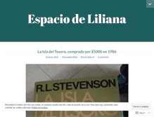 Tablet Screenshot of lilianasuarezt.wordpress.com