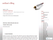 Tablet Screenshot of aiardian.wordpress.com