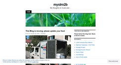 Desktop Screenshot of mystro2b.wordpress.com