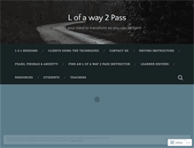 Tablet Screenshot of lofaway2pass.wordpress.com