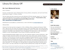 Tablet Screenshot of nicolibrarian.wordpress.com