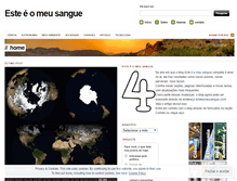 Tablet Screenshot of esteeomeusangue.wordpress.com