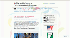 Desktop Screenshot of cellularwindowshades.wordpress.com