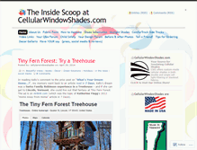 Tablet Screenshot of cellularwindowshades.wordpress.com